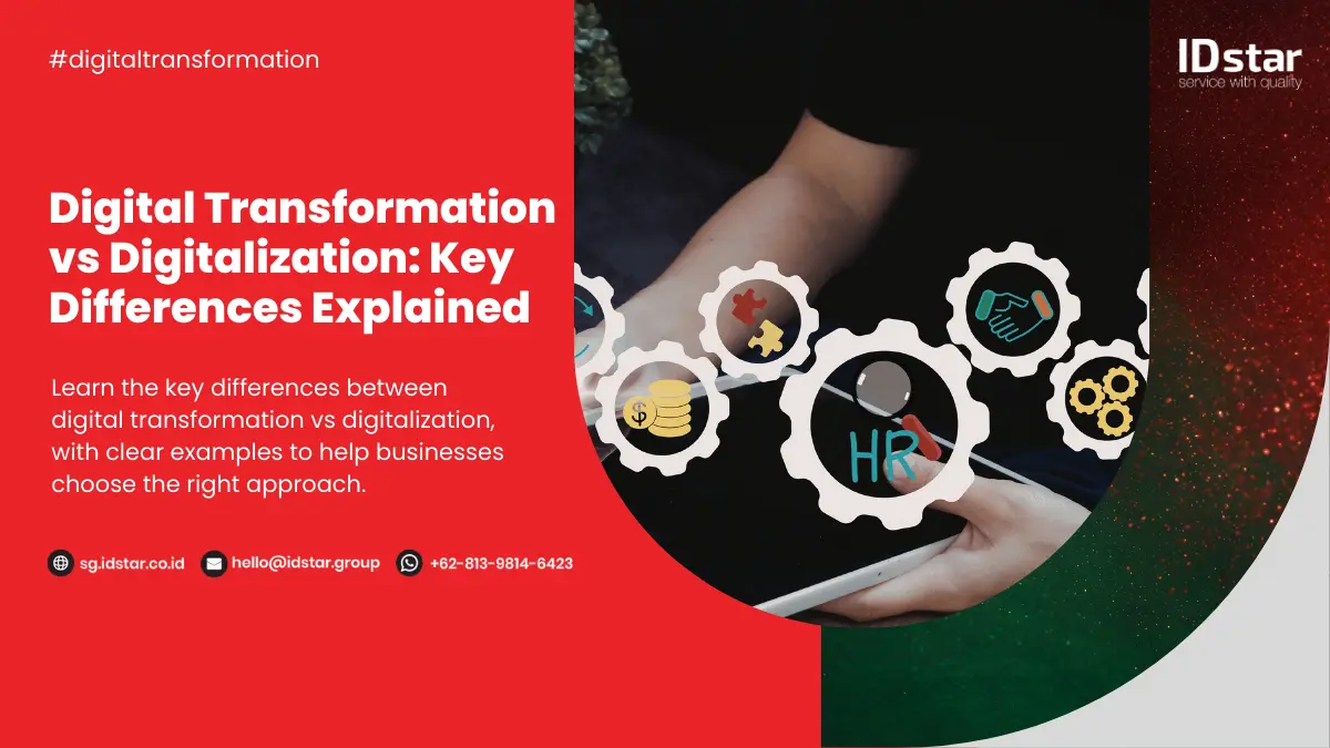 Digital Transformation vs Digitalization