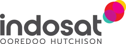 Logo Indosat Ooredoo  Hutchison